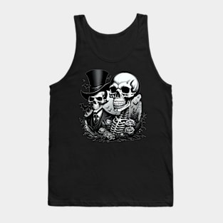 Halloween skeletons Tank Top